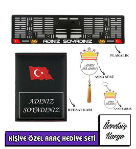 İSİMLİ PLAKALIK KİŞİYE ÖZEL ARAÇ PLAKALIK-RUHSAT KABI-SPOTİFY AYNA SÜSÜ-ANAHTARLIK