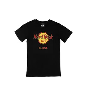 Hard Rock Cafe Bursa Siyah Tişört
