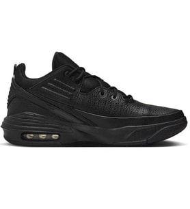 Nike Jordan Max Aura 5 Leather Unisex Sneaker Hakiki Deri Bilekli Unisex Günlük Spor Ayakkabı Siyah