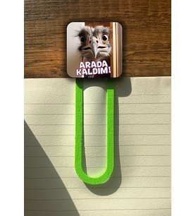 Arada Kaldım Kedi Kitap Ayracı
