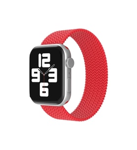 Newface Apple Watch 38mm Ayarlı Solo Silikon Kordon - Kırmızı
