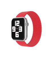Newface Apple Watch 38mm Ayarlı Solo Silikon Kordon - Kırmızı
