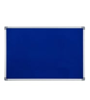 İnter Mantar Pano Çuhalı 60X90cm Mavi Kumaş Kaplı