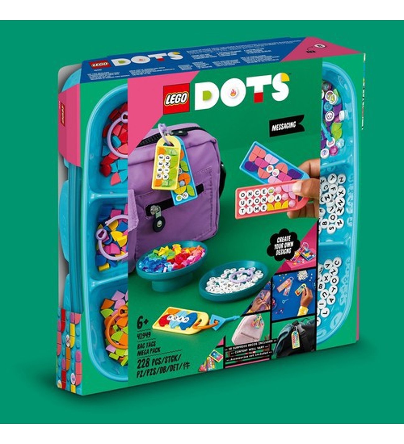 LEGO Dots 41949 Bag Tags Mega Pack – Messaging