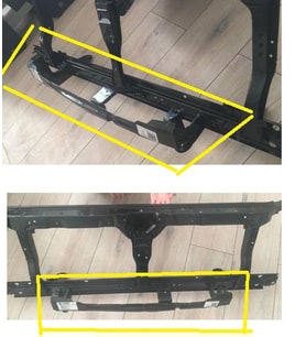 NISSAN PATHFINDER- 05/09; ÖN TAMPON DEMİRİ ÜST (PANELİN ALTINA BAĞLANAN) (TW)