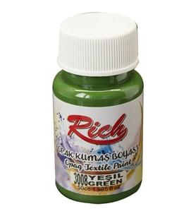 Rich Opak Kumaş Boyası 50 cc. 3008 YEŞİL 