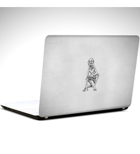 Gollum Minimal Laptop Sticker 15.6 inch (38X27CM)