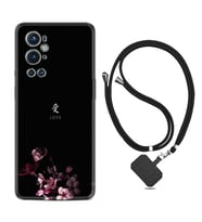 Tecno Spark 9 Pro Kılıf Silikon Boyun Askılı İpli Desenli Silikon Love 1629