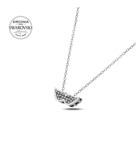 Swarovski Zirconia Taşlı Kanat Kolye