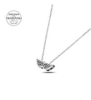 Swarovski Zirconia Taşlı Kanat Kolye