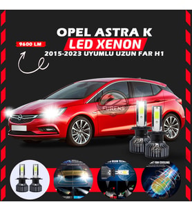 Opel Astra K 2015-2023 Uzun Far Uyumlu Şimşek Etkili Led Xenon Pro Series H1
