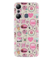 Infınix Hot 20i Kılıf Resimli Desenli Baskılı Silikon Donut Flamingo 1415