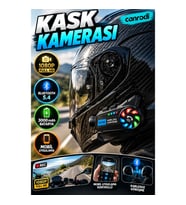 1080P Kask Kamerası – Bluetooth 5.4, 3000 mAh Batarya ve Mobil Uygulama Kontrollü