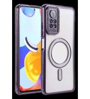 Redmi Note 12 Pro 4G Joke Simli Magneticsafe Kılıf - Derin Mor
