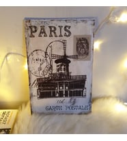 Paris Ahşap Poster