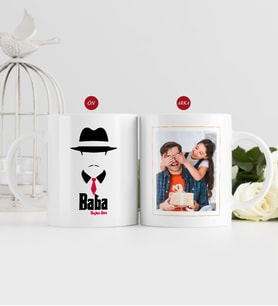 BK Gift Kişiye Özel Babalar Günü Hediyesi Fotoğraflı Kupa Bardak-10 (Beyaz)