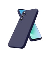 Samsung Galaxy A17 Kılıf Biye Yumuşak Silikon Case (Lacivert)