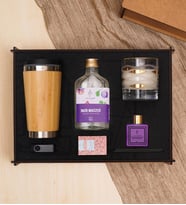 Premium Hediye Seti & Bambu Termos Bardak, Kolonya, Mum, Usb Bellek,  Oda Kokusu, Kahve