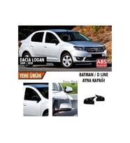 Dacia Logan 2009-2020 Batman Yarasa Ayna Kapağı Piano Black Abs Plastik