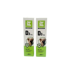 2 Kutu Köpekler İçin D Vitamini Takviyesi 50 Ml
