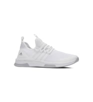 Günlük Kadın - Erkek Sneaker Triko Bağcıklı Yürüyüş Esnek Spor Ayakkabı 249 (Beyaz)