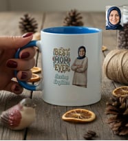 Kişiye Özel Karikatürlü Best Mom Ever Anneye Hediye Kupa Bardak Anneler Günü Hediyesi