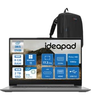 Lenovo Ideapad 3 17IAU7 Intel Core I5-1235U 8gb 2tb SSD Windows 11 Pro Intel® UHD Graphics IPS 17.3 Inç Fullhd 300NITS Taşınabilir Bilgisayar 82RL00CLTXP04 + Zetta Çanta