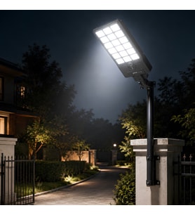 Panther PT-L258 200W Solar Enerjili Hareket Sensörlü Profesyonel Dış Mekan Aydınlatma