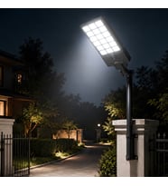 Panther PT-L258 200W Solar Enerjili Hareket Sensörlü Profesyonel Dış Mekan Aydınlatma