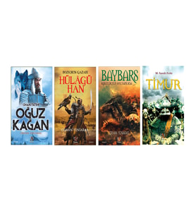 Trihin Efsaneeleri Seti 4 Kitap Takım (Oğuz Kağan & Baybars & Hülagü Han & Timur)