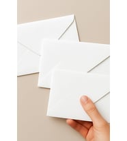 Minik zarf, 7x9 cm 25 adet (Beyaz)