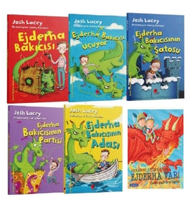 Ejderha Bakıcısı Serisi 5 Kitap + Dikkat! Bu Kütüphanede Ejderha Var!