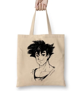 Goku Super Dragon Ball Bez Çanta Uzun Saplı