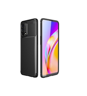 Çınarcık Dev Oppo A74 4G Kılıf Focus Karbon Silikon - Siyah