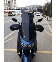 MOTOCAM Yamaha Nmax Ön Cam 2021-2024 Model 72cm Siyah Renkli 4mm UZUN