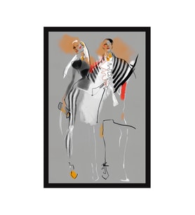 Moda Temalı – Dekoratif Hediye Not Kartı Ve Kartpostal  10x15 Cm (Siyah-Gri-Haki-Mavi-Turuncu)