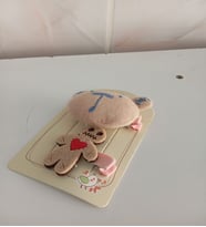 Karışık Peluş Pens Toka 2 Adet