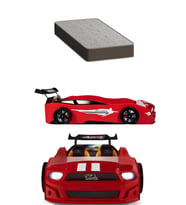 Kırmızı Arabalı Yatak Sport Mst Işıklı Ortopedik Yatak