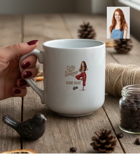 Kişiye Özel Karikatürlü Cute But Scorpio Akrep Burcu Kupa Bardak Doğum Günü Hediyesi
