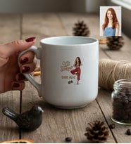 Kişiye Özel Karikatürlü Cute But Scorpio Akrep Burcu Kupa Bardak Doğum Günü Hediyesi