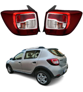 Dacia Sandero Sağ+sol Arka Stop Lamba Füme 2013--2016
