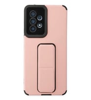 Newface Samsung Galaxy A53 5G Kılıf Mega Standlı Silikon - Pudra