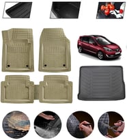 Renault Scenic 3 2009-2015 Uyumlu Paspas Araca Özel Bagaj Havuzu MBS Bej