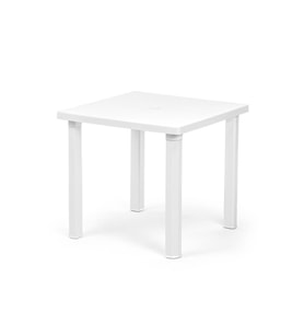 Omnipazar SY-2570 Beyaz Kare Plastik Masa 80 cm