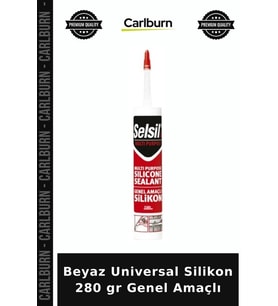 Özel Üretim Yapı Dolgu Yalıtım Tadilat Beyaz Universal Silikon - 280 gr - Genel Amaçlı