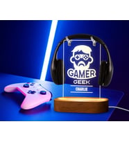 BK Gift Kişiye Özel İsimli Gamer Tasarımlı Led Lamba-3, Gece Lambası, Ev Dekorasyonu, Işıklı Pleksi Biblo