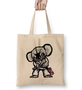 Dabbing Koala Brazilian Jiu Jitsu Bjj Gift 02 Bez Çanta Uzun Saplı