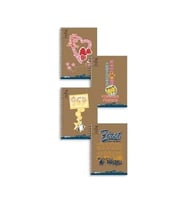Gıpta 100 Yaprak A5 Craft Notes Üstten Spiralli Sert Kapak Çizgili Bloknot 1785