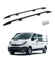 Turtle Opel Vivaro (X83) 2001-2014 / Kısa Şasi Tavan Çıtası Crown Siyah