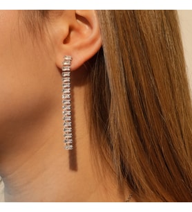 Silver Su Yolu Küpe (Gümüş)